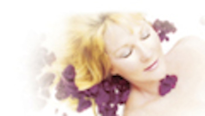 Woman with petals1