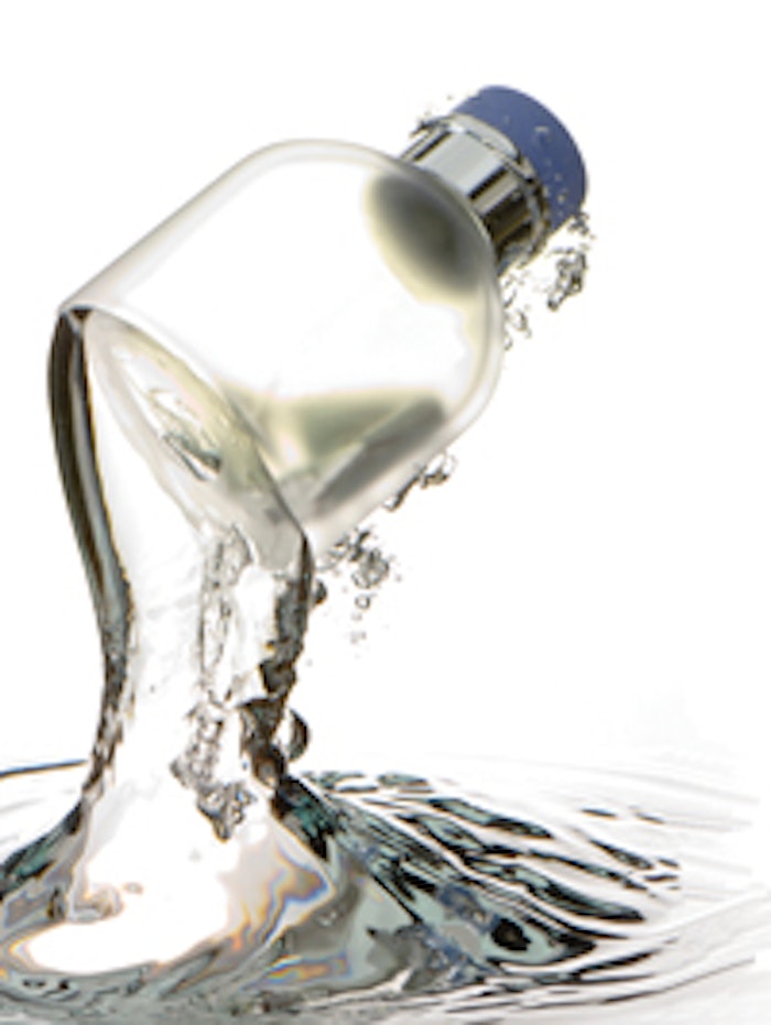 bottle with spirits