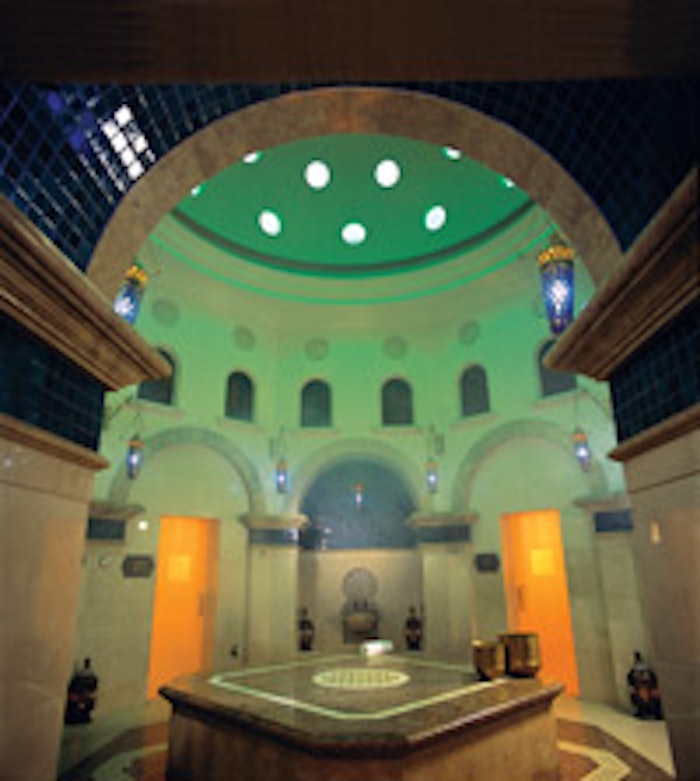 The Oriental hammam at Givency Spa Health and Beauty Insitute helps open the mind and spirit.