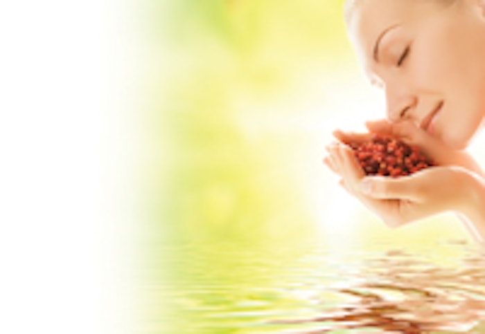 Woman Berries Water F