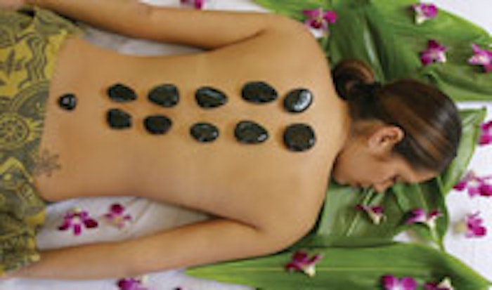 Traditional lomi lomi massage, a Hawaiian signature, is often performed with warmed stones, as it is at Waikiki Plantation Spa.