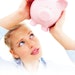 Woman-piggyBank1