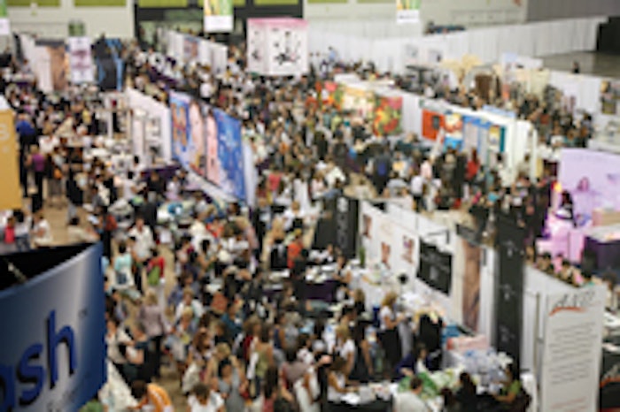 The crowds at Face & Body 2009.