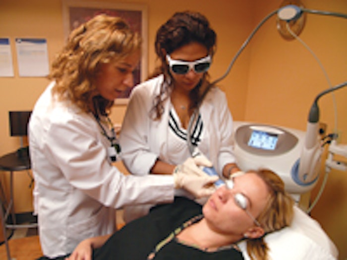 More mature clients may prefer fractional laser wrinkle reduction.