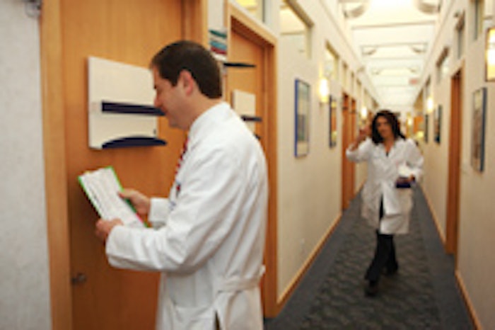 Physician's assistant Jacqueline Clegg is Schlessinger's right-hand woman, offering her energy and intelligence to staff and patients alike. Photography by Ophir Palmon, Artistic Visions