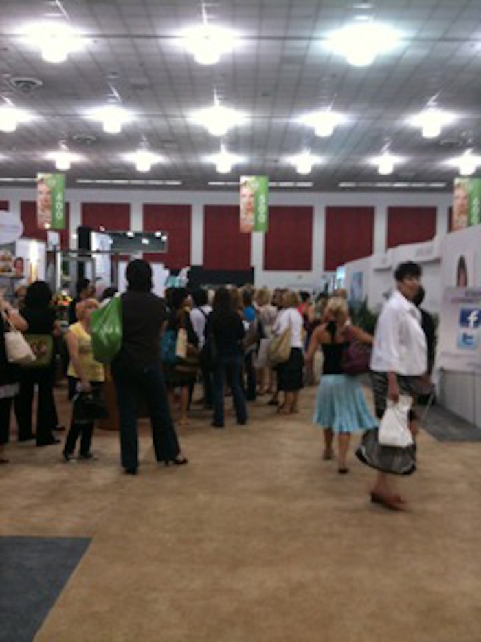Face & Body's opening day welcomed crowds to the show floor.