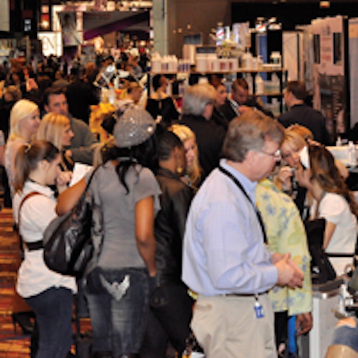 Attendees got down to business at Face & Body Midwest 2011 Spa Conference and Expo.