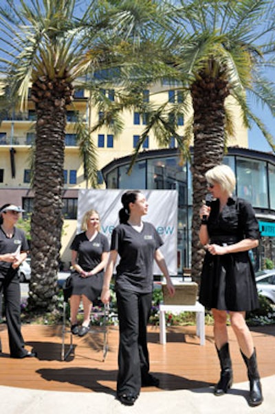 Deedee Crossett, president and dean of SFIEC, served as the event's emcee.