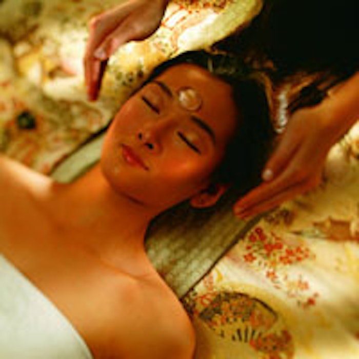 The 90-minute Gemstone Vitality treatment debuted at Spa at Mandarin Oriental, Boston. Photo courtesy of the Mandarin Oriental Hotel Group.