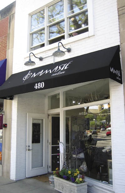 Namaste Salon, an Aveda Concept Salon, was one of the 11 participating businesses, and it offered three treatments.