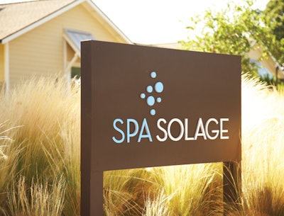 Spa Solage signage