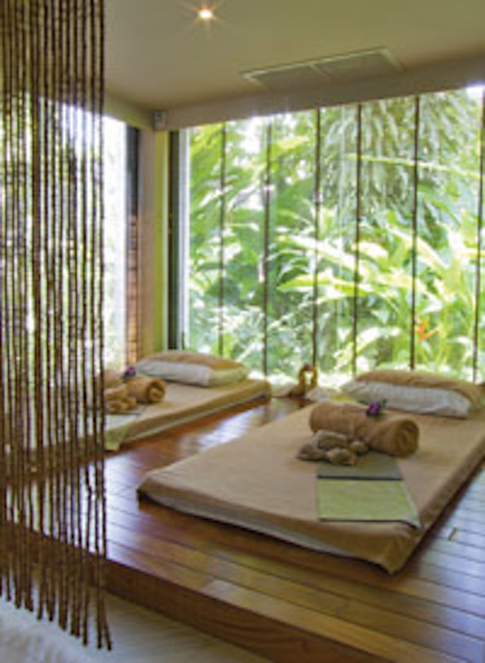 Esthetic treatment rooms should be warm and inviting; this is a nice change from a sterile medical room.