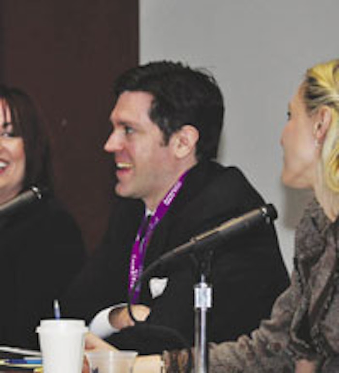 Continuing education opportunities are often available at conferences and trade shows, such as Face & Body® Midwest (www.FaceandBody.com/midwest) in Chicago, which offers continuing education units for those with Illinois esthetic licenses. The 2012 Advanced Education Conference Program kicked off with a panel discussing industry regulations and featured: from left: Terri Wojak,True University Esthetics; Lynn Maestro, Cirepil & Escential Perron Rigot/IBSG llc.; Alex Thiersch, Thiersch & Associates; and Irena Brown of YG Laboratories.