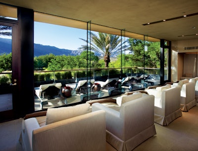 A Miraval Indoor Lounge