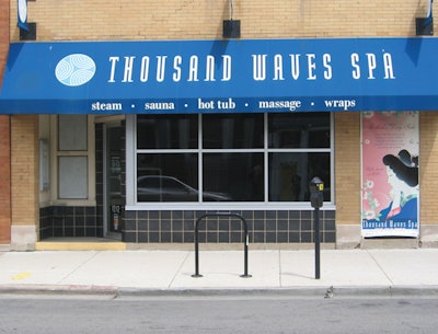 Front of Thousand Waves Spa