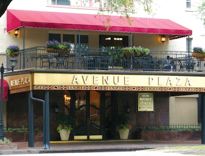 Front of Avenue Plaza