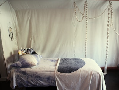 treatment room at the Feel Good Spa