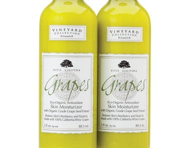 Vineyard Collection Grapes Antioxidant Skin Moisturizer