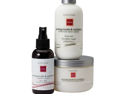 Biotone Pomegranate & Cranberry Spa Products