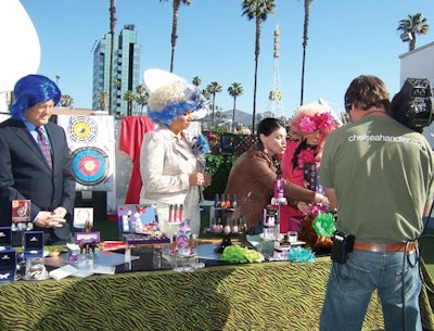 Cox offers beauty advice and demos on KTLA morning news