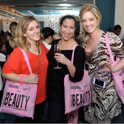 Guests revel a “Night of Beauty” at the Viceroy Hotel in Santa Monica, California.