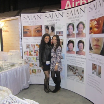 SAIAN operations manager Dasha Saian (left) and DAYSPA assistant editor Angela Melero (right)