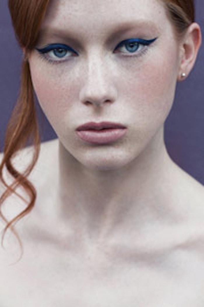 Makeup and hair, Jo Candelaria; photographer, George Favios; and model, Sophie Warner of Vivian's Sydney