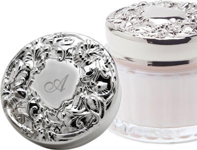 Body Creme And Lid Engraved Large