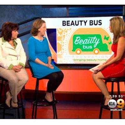 Video: Beauty Bus Joins KCAL9 News