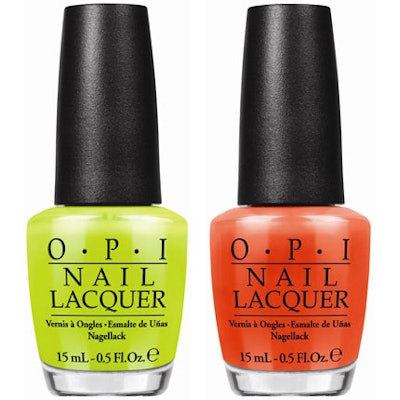 OPI Releases Six New Neon Nail Lacquers with Accompanying White Base Coat to Boost Bright Color