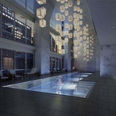 Pool at the new Park Hyatt New York.