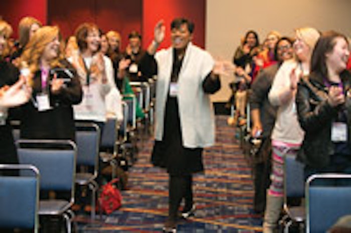 Lee was the speaker for the “Opening Session: My Journey from Chicago to the White House” at Face & Body Midwest on March 22.