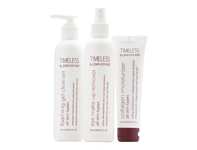 Timeless By Pevonia skincare set