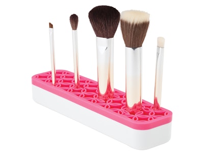 Quirky’s Zen Cosmetics Makeup Organizer with Mirabella’s Beauty Travel Brush Set