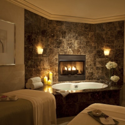 Luxurious treatment suite at Spa Gaucin