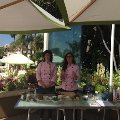 Heather and Jenny from Spork Foods show how to make veggie burgers.