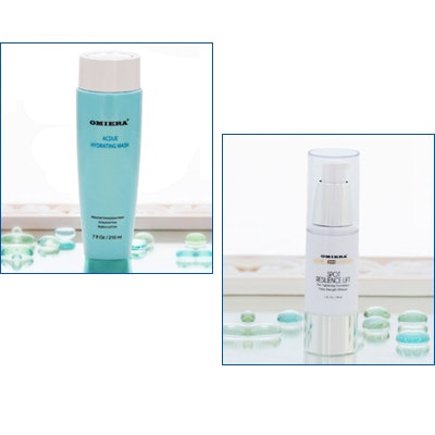 Win Acdue Hydrating Wash and Glocione Immediate Effect by Omiera