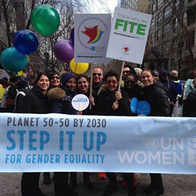 Dermalogica Marches in NYC to Support International Women’s Day