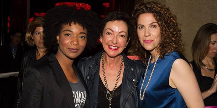 From left: FITE winner Christina Coombs, Jane Wurwand and Jenni Luke, CEO of Step Up Women’s Network