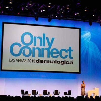 Founder Jane Wurwand addresses the Dermalogica Congress (Image courtesy of Dermalogica)