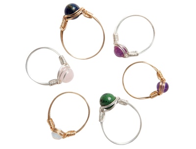 Anjas Arts Stone Rings