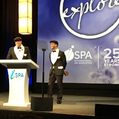 Tompkins and Koronczay take the stage.