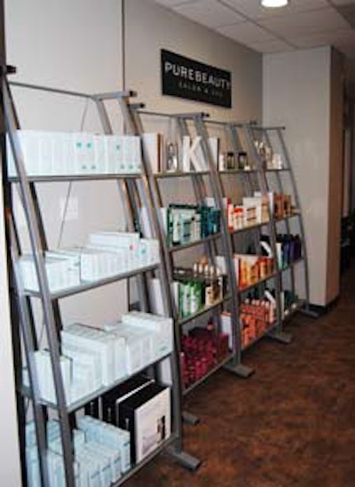 Retail+at+Purebeauty+Salon+%26+Spa