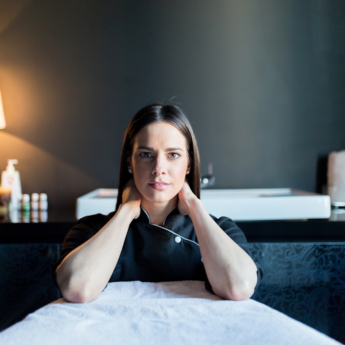 Massage therapist portrait
