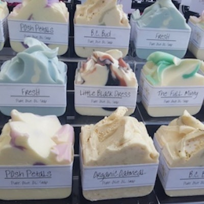 Gorgeous moisturizing soaps from Dam Good Soap at the Red Carpet Style and Beauty Lounge.