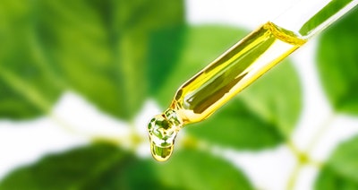 A droplet of oil