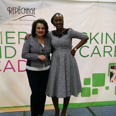 Sarfati with Dzigbordi K. Dosoo, CEO & Founder of Allure Africa; courtesy of Repêchage
