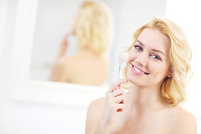 When offering a manual exfoliation in the form of a skin scrub, be sure that the beads in the scrub are completely rounded with no sharp edges, so as not to cut and harm the skin. Some natural scrubs have jagged edges and leave small cuts along the surface of the skin, leading to irritation and bacteria growth. There are also manual cleansing brushes that can be used as a form of exfoliation for at-home use.