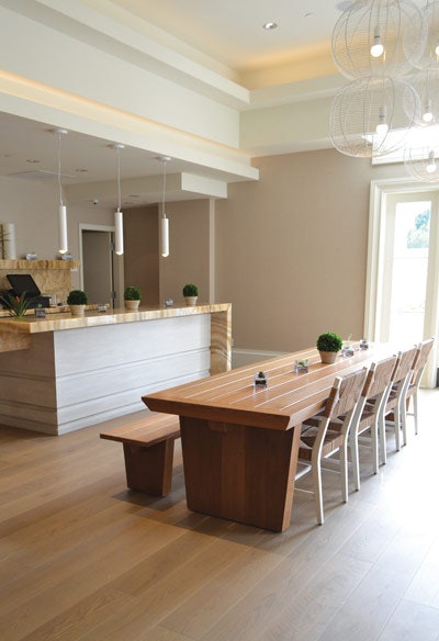 MF: Healthy eating is definitely a part of that. We invite guests to be mindful of what they are consuming through the healthy menu at our spa cafe and through our food classes. We are going to be offering Cocktails in the Kitchen this fall/winter, which is a class that explores Miraval’s food philosophy while serving up a chef-prepared cocktail and appetizer to guests.