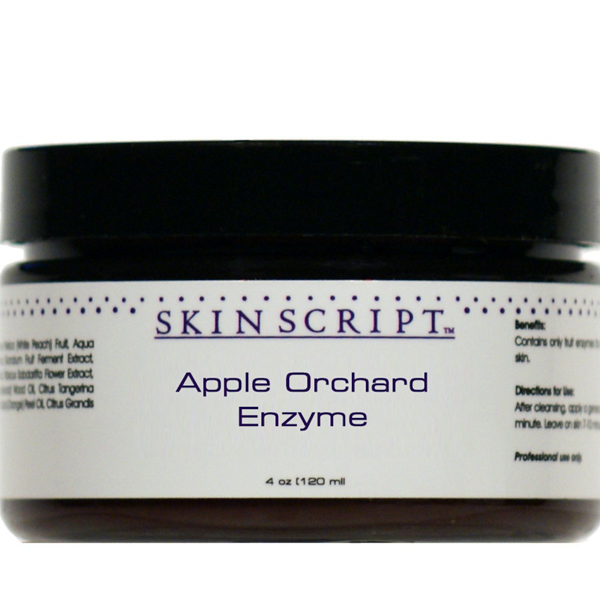 Skin Script Skin Care’s Apple Orchard Enzyme Skin Inc.